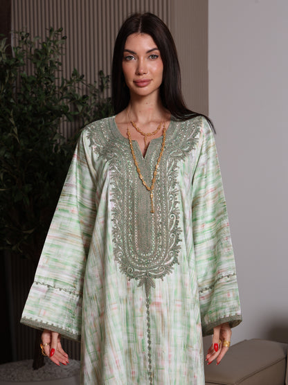 Mint Frost Kaftan