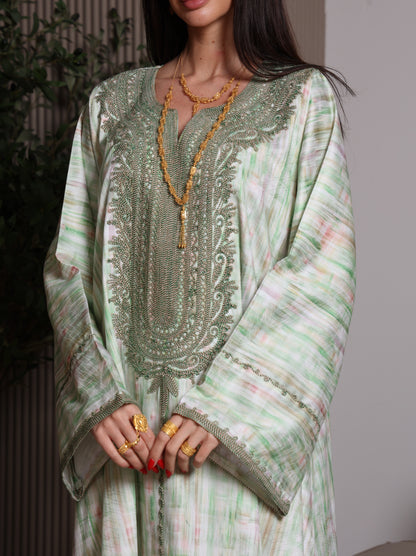 Mint Frost Kaftan