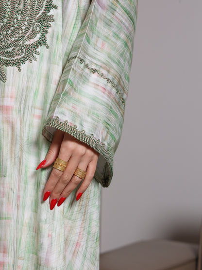Mint Frost Kaftan