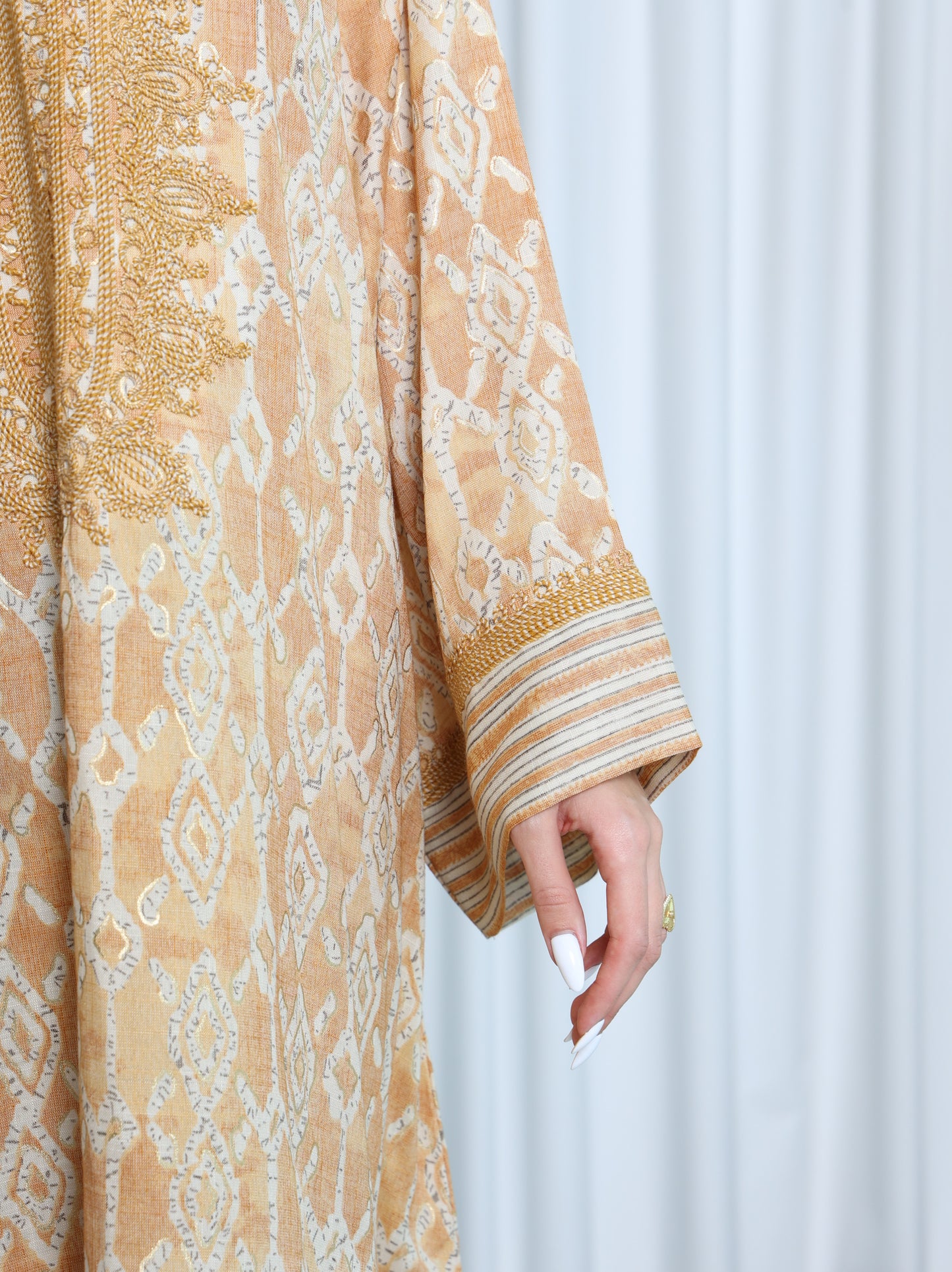Gilded Lattice Kaftan