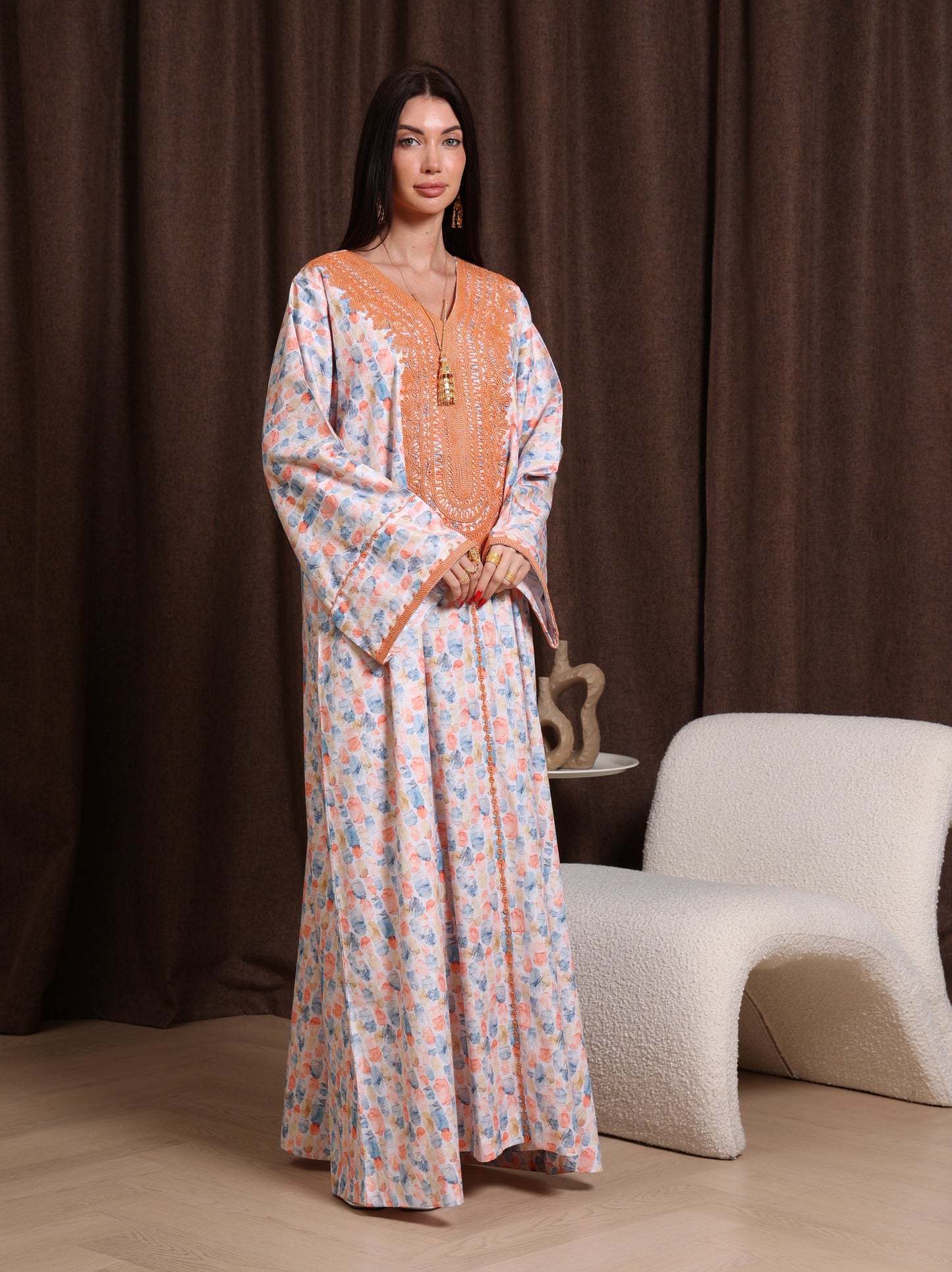 Apricot Sky Kaftan