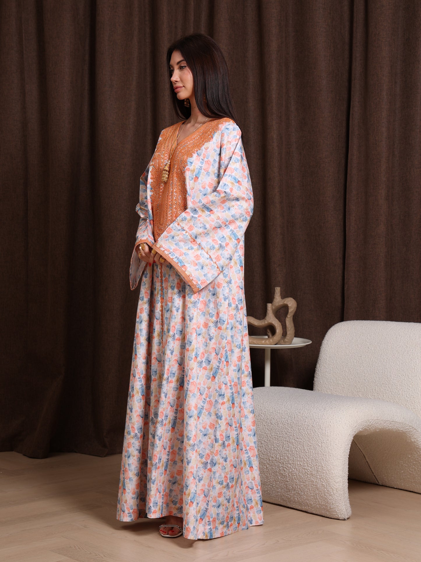 Apricot Sky Kaftan