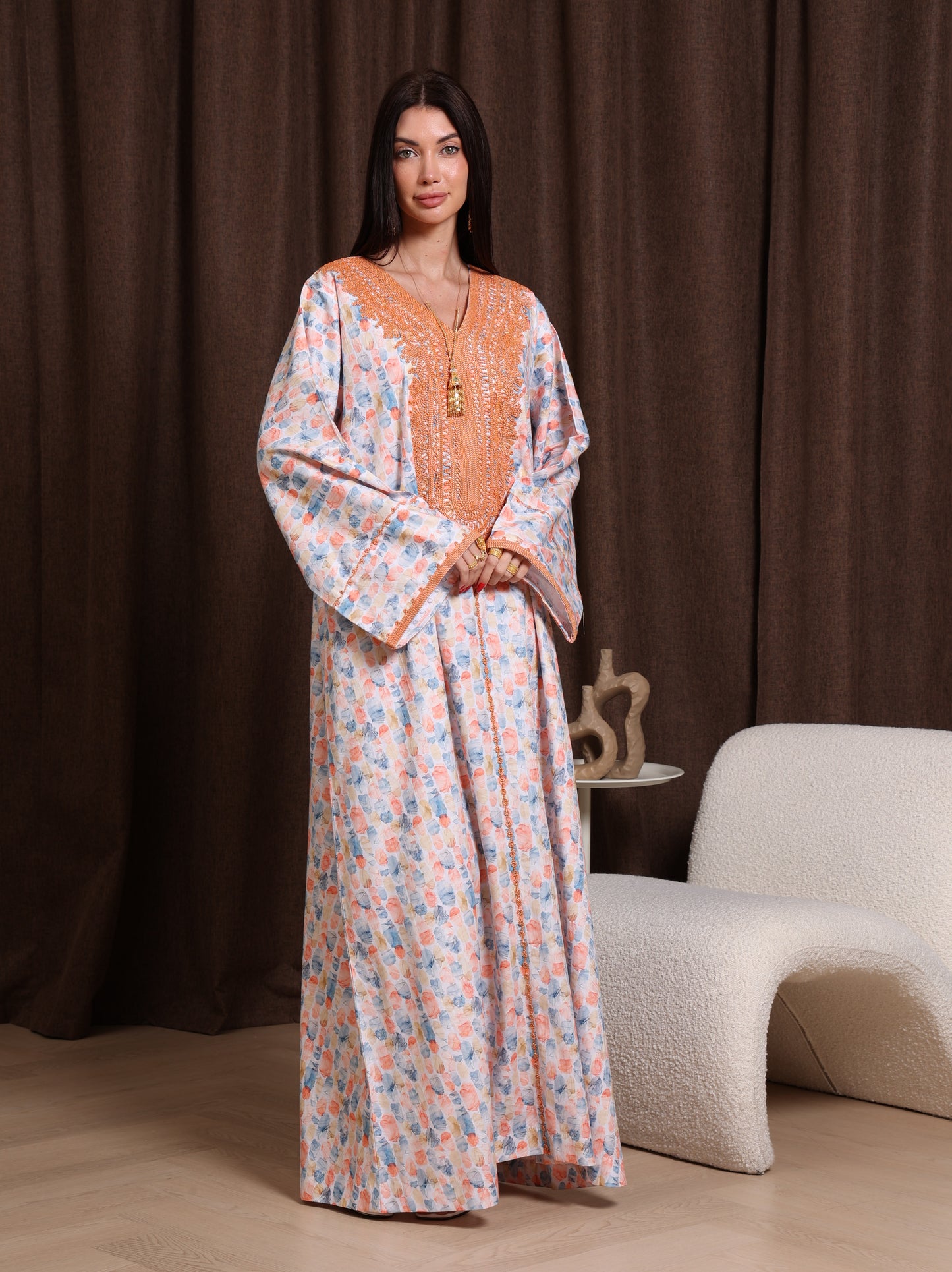 Apricot Sky Kaftan