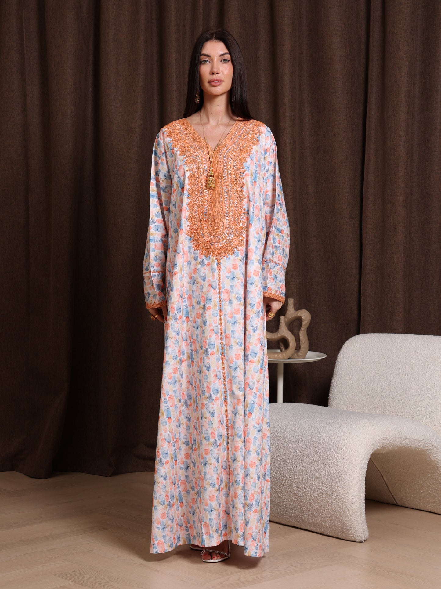 Apricot Sky Kaftan