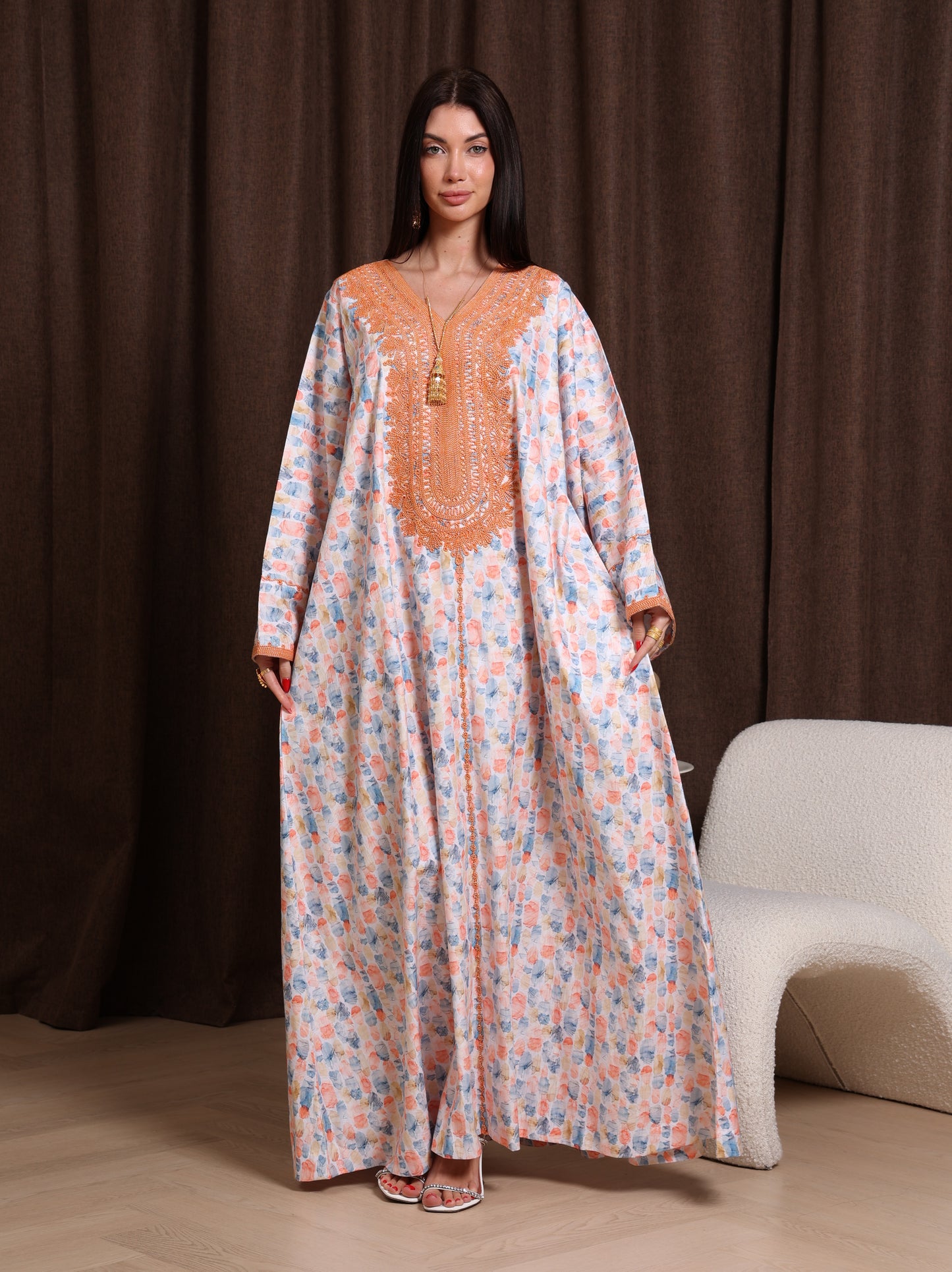 Apricot Sky Kaftan