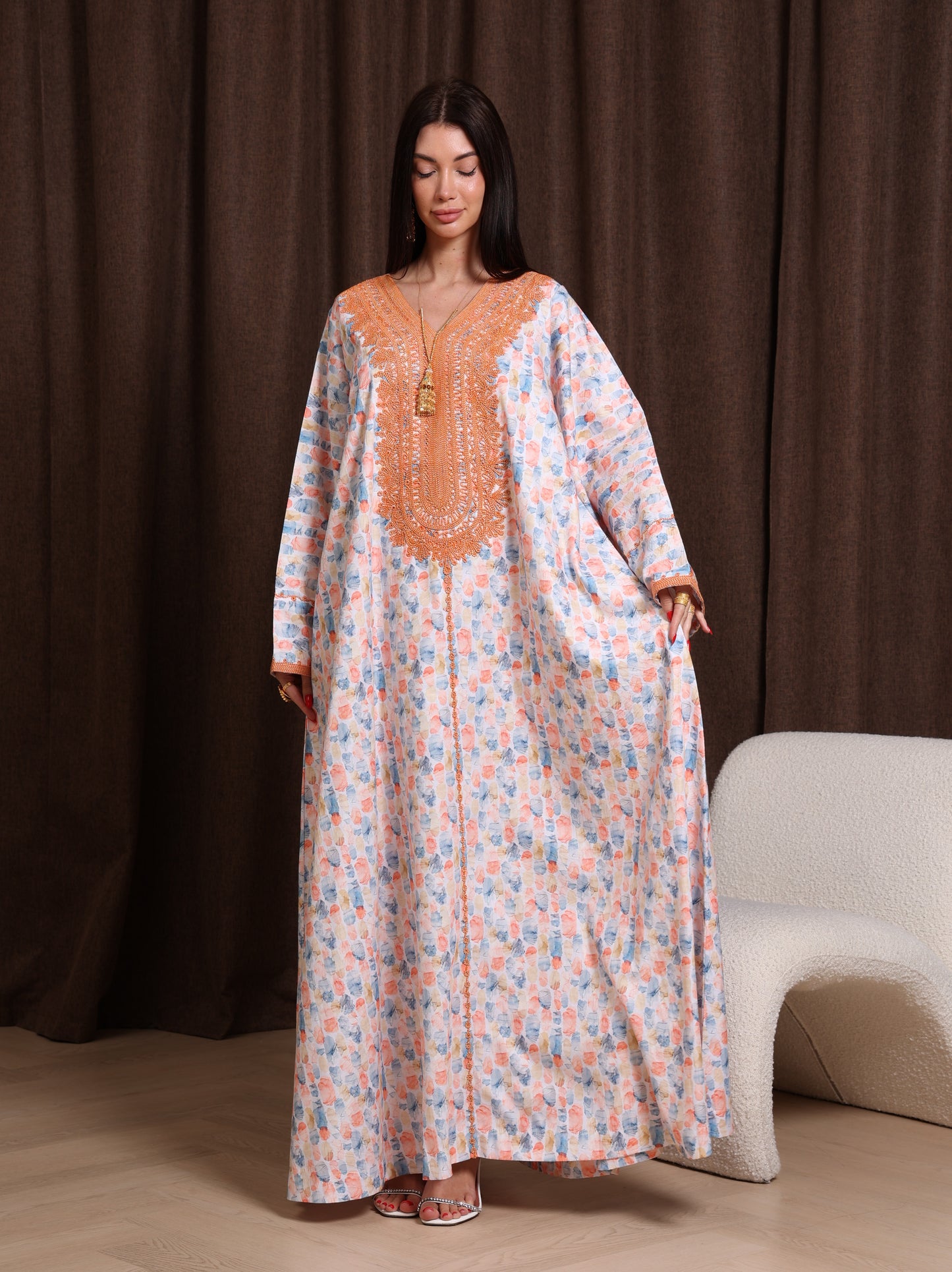Apricot Sky Kaftan