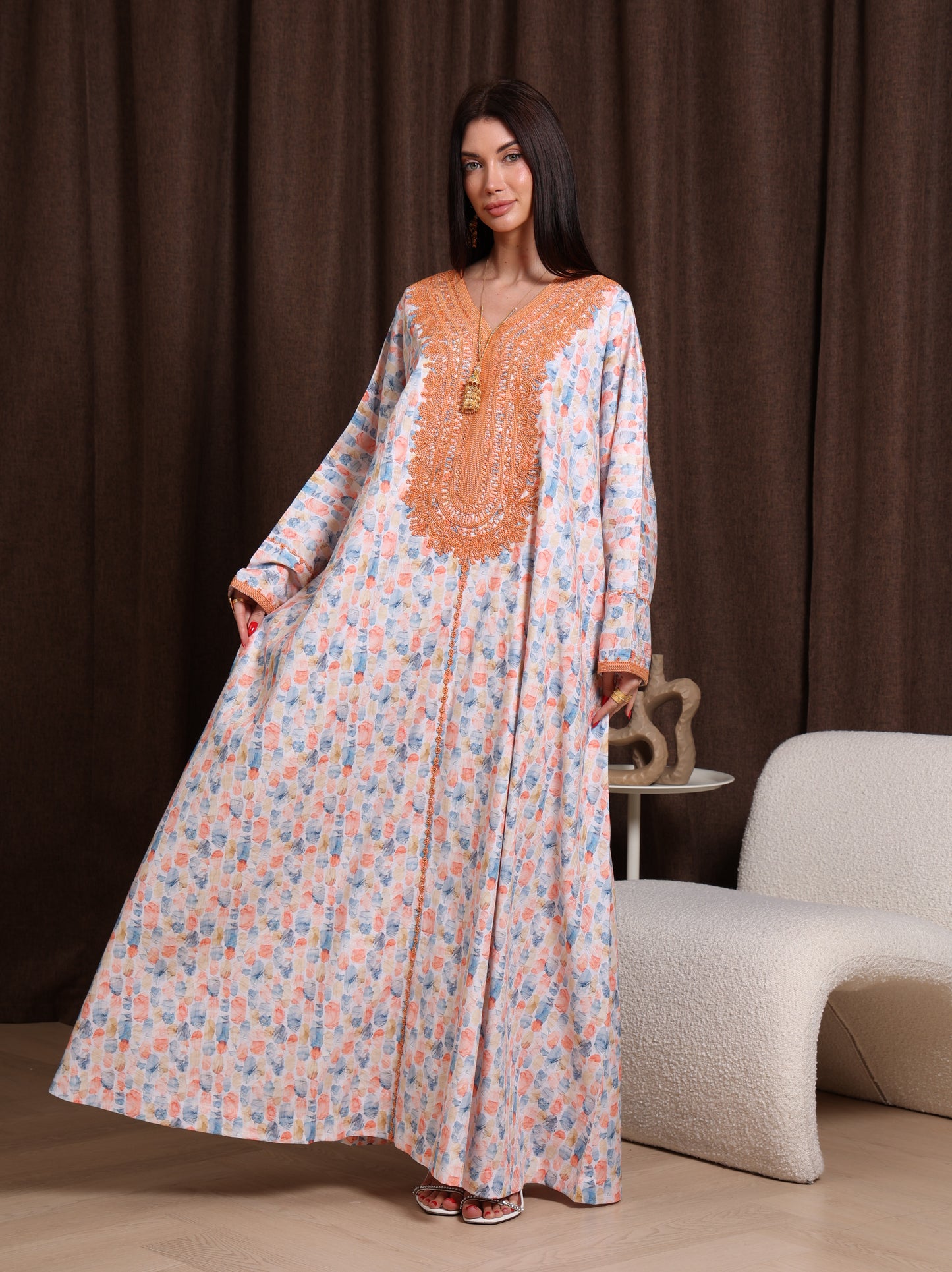 Apricot Sky Kaftan