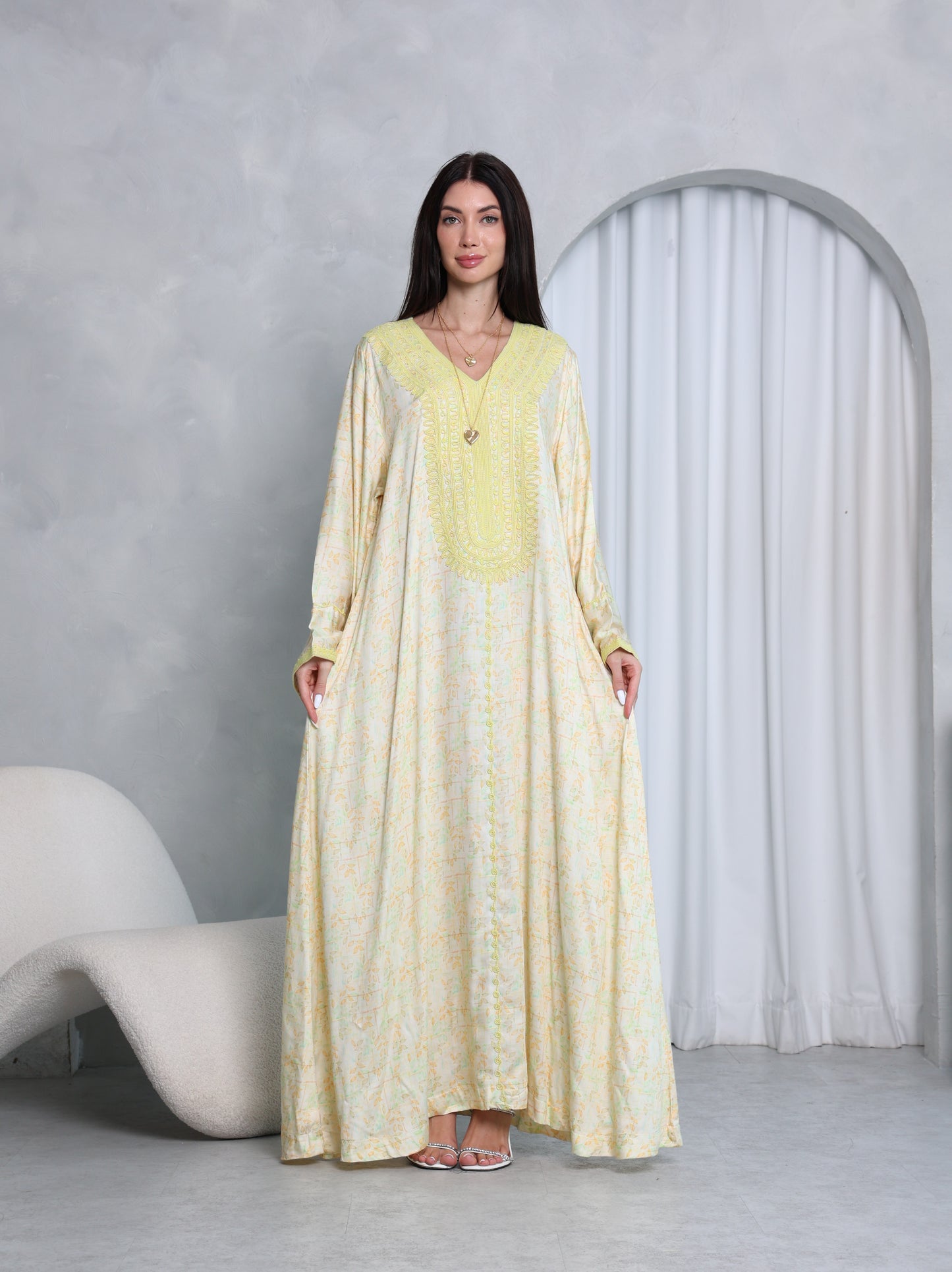 Lemon Blossom Kaftan