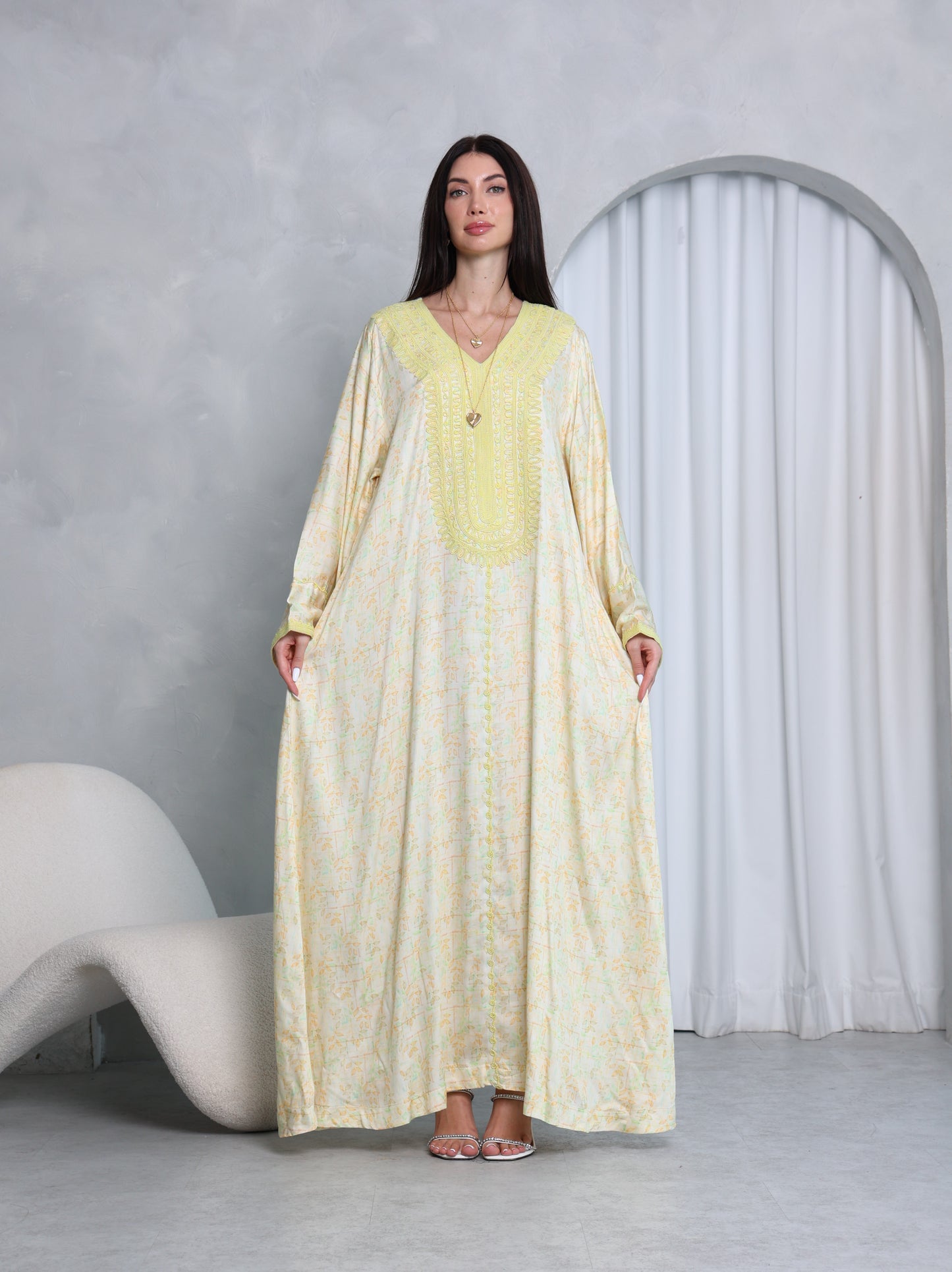 Lemon Blossom Kaftan