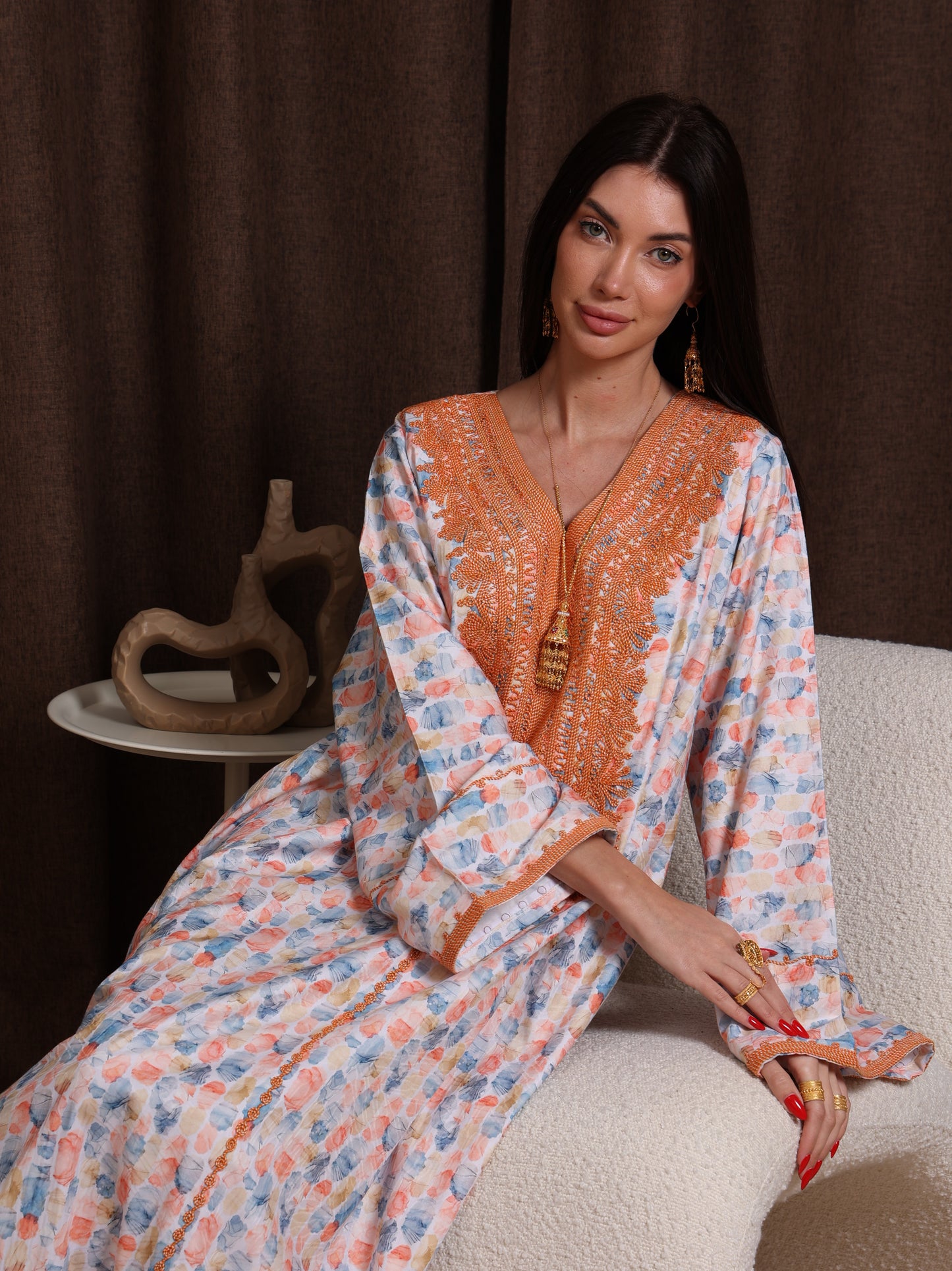 Apricot Sky Kaftan