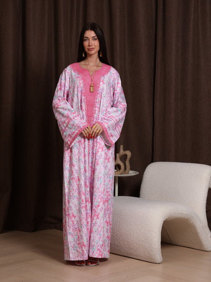 Magenta Petal Kaftan
