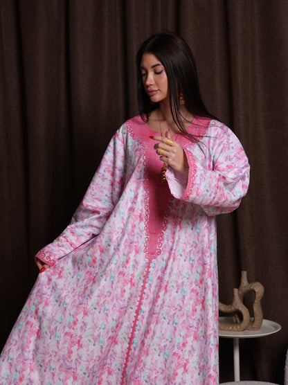 Magenta Petal Kaftan