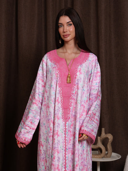 Magenta Petal Kaftan