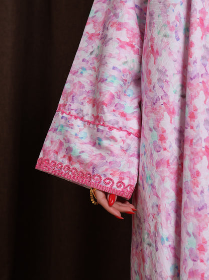 Magenta Petal Kaftan