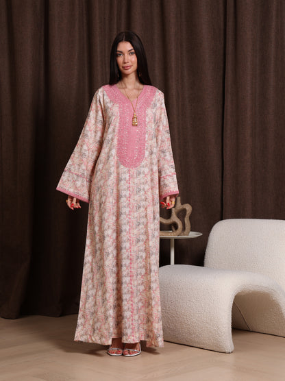 Blush Marble Kaftan