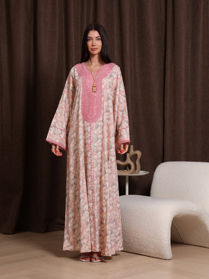 Blush Marble Kaftan