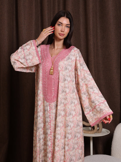 Blush Marble Kaftan