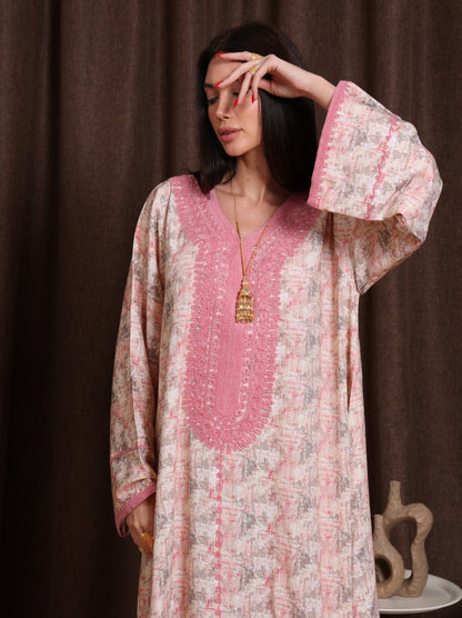 Blush Marble Kaftan