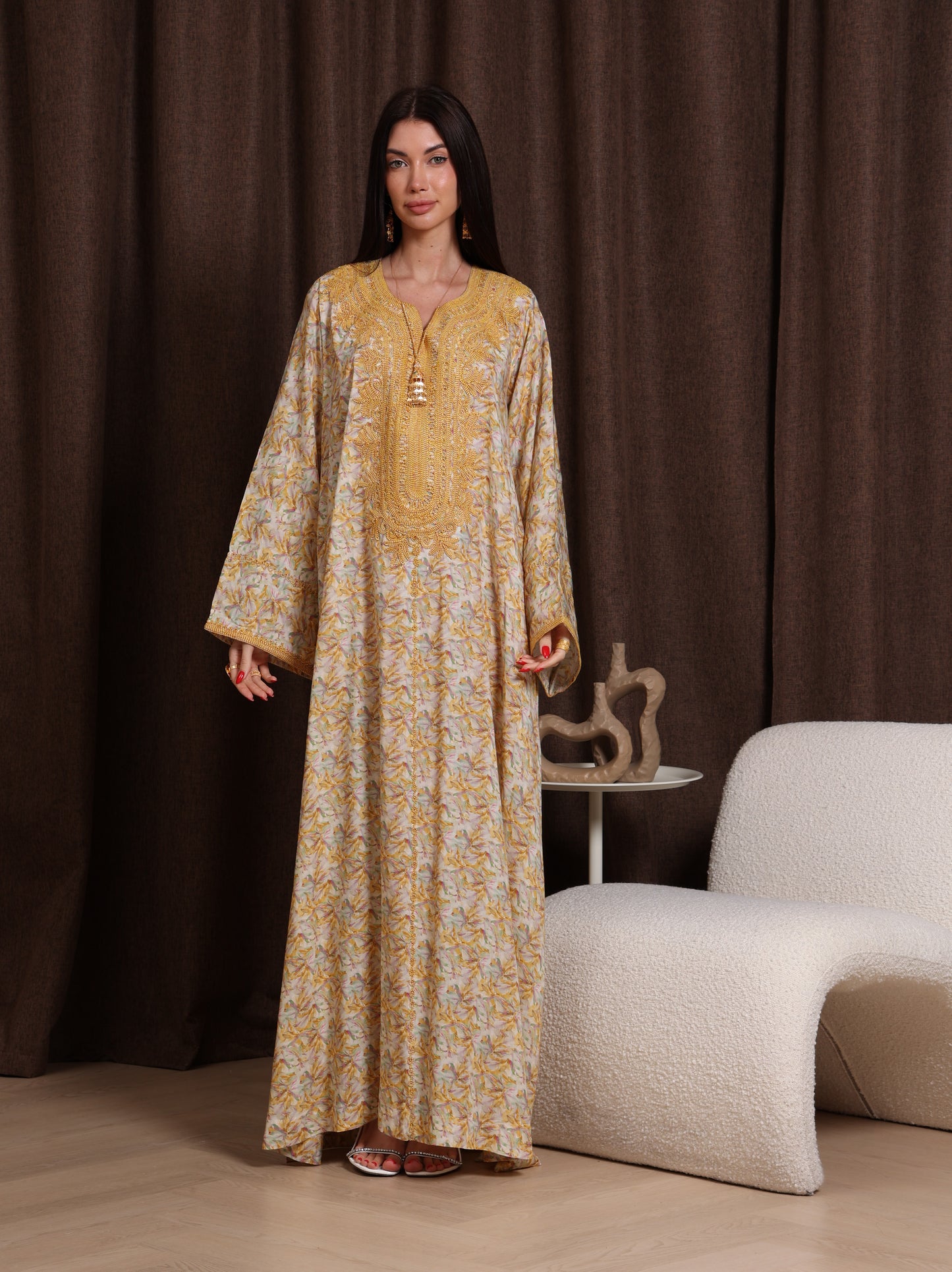 Sunlit Petal Kaftan