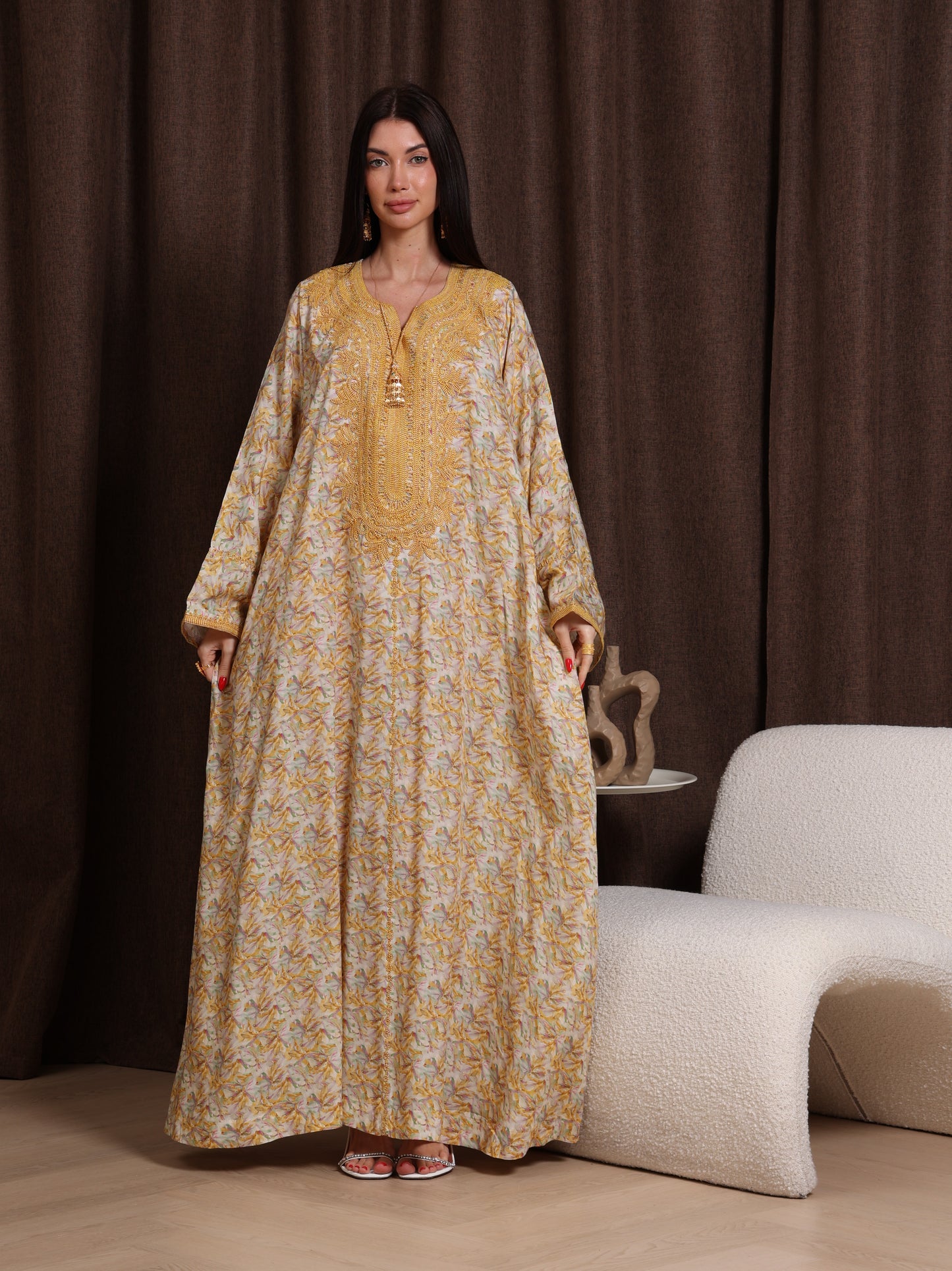 Sunlit Petal Kaftan