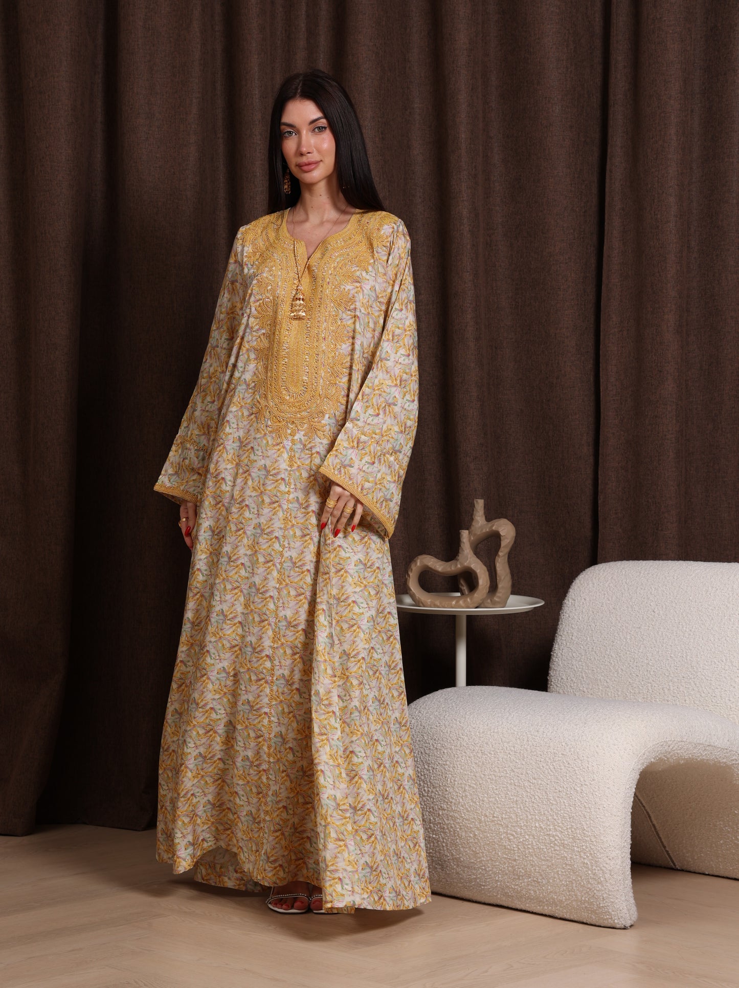 Sunlit Petal Kaftan