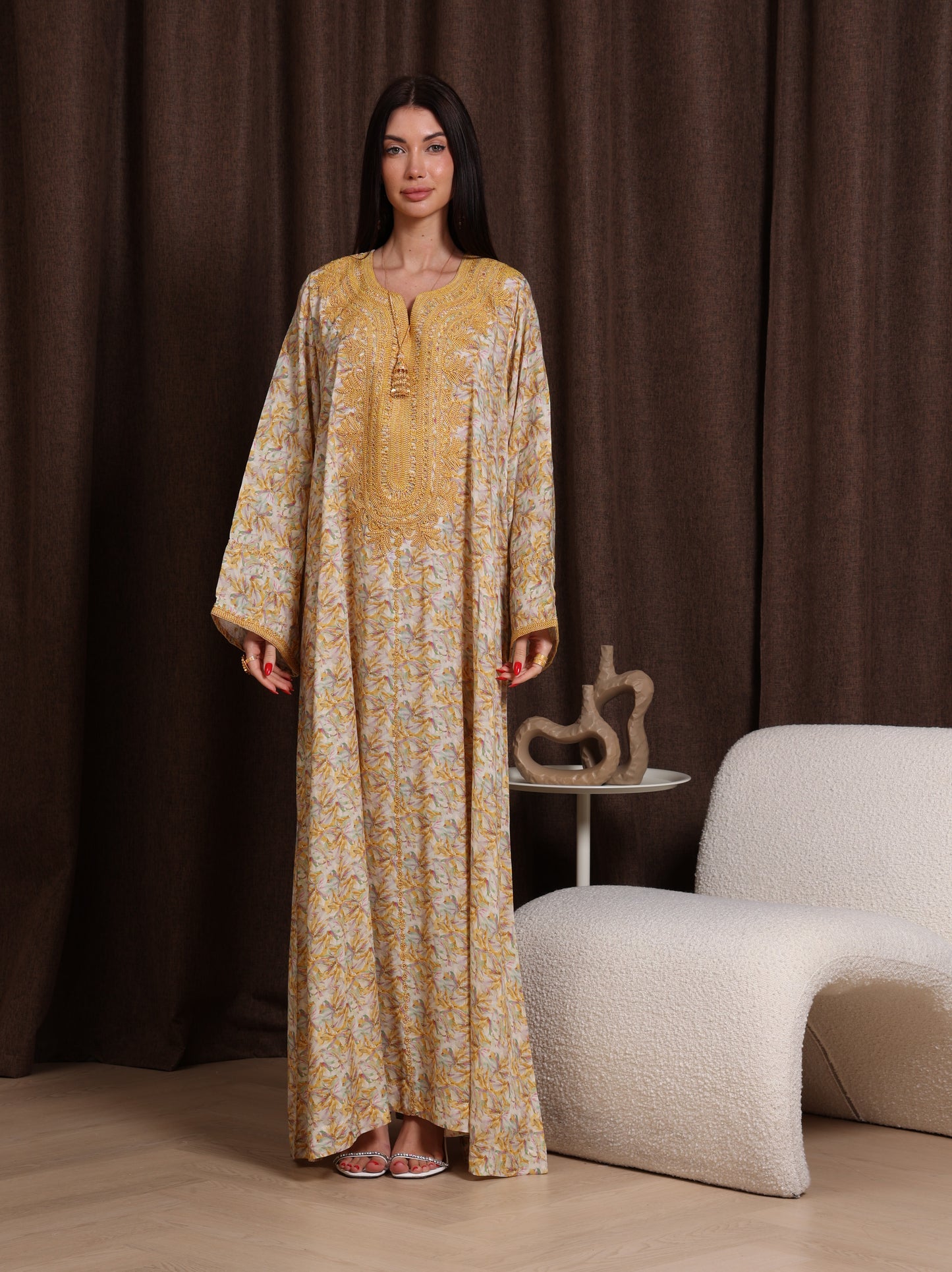 Sunlit Petal Kaftan