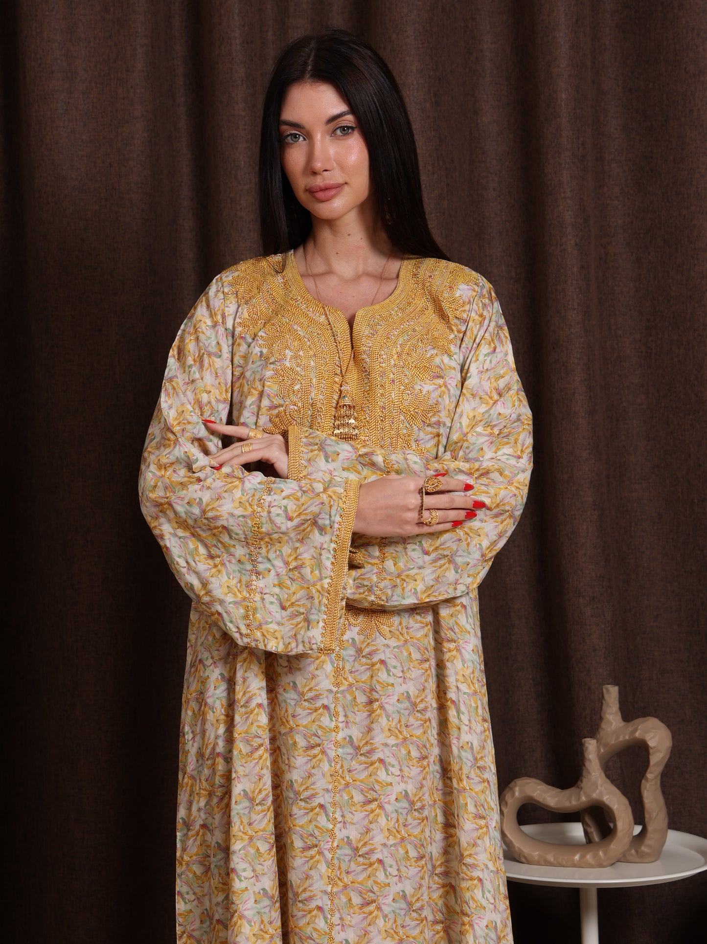 Sunlit Petal Kaftan