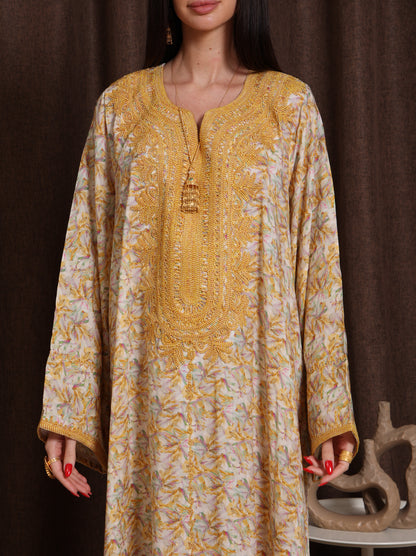 Sunlit Petal Kaftan