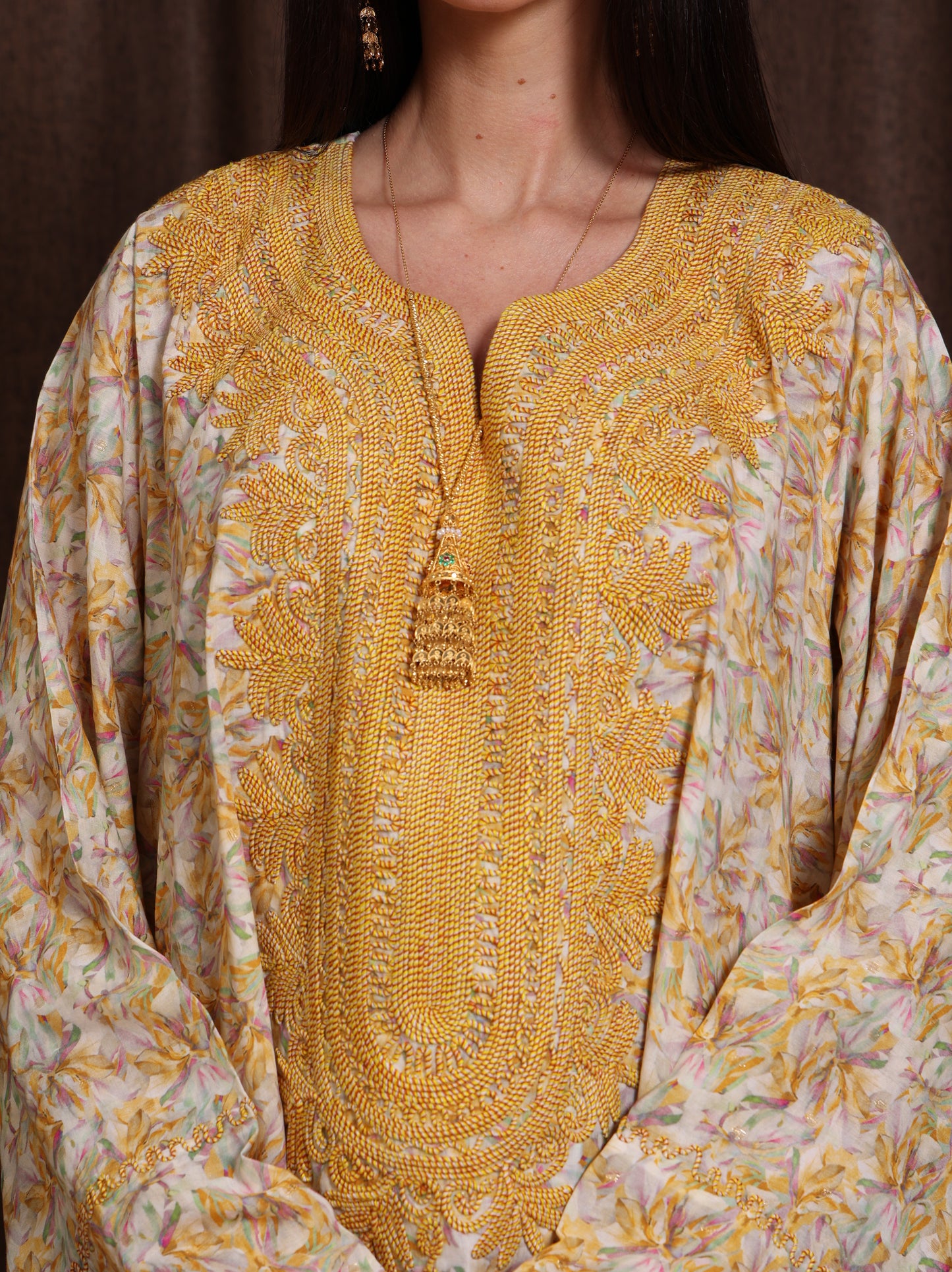 Sunlit Petal Kaftan