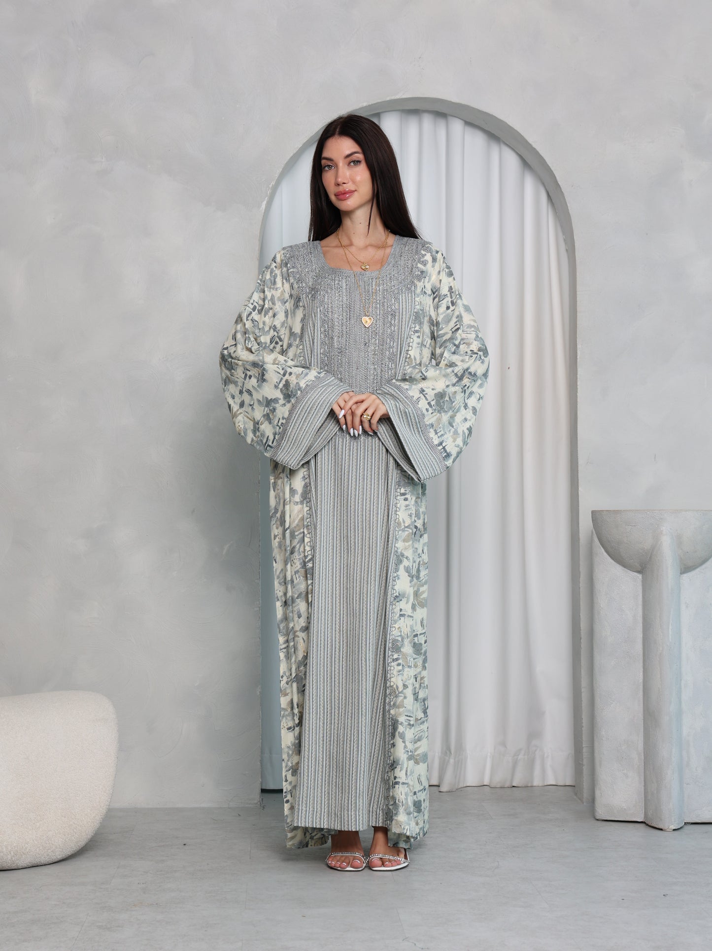 Sage Botanical Kaftan