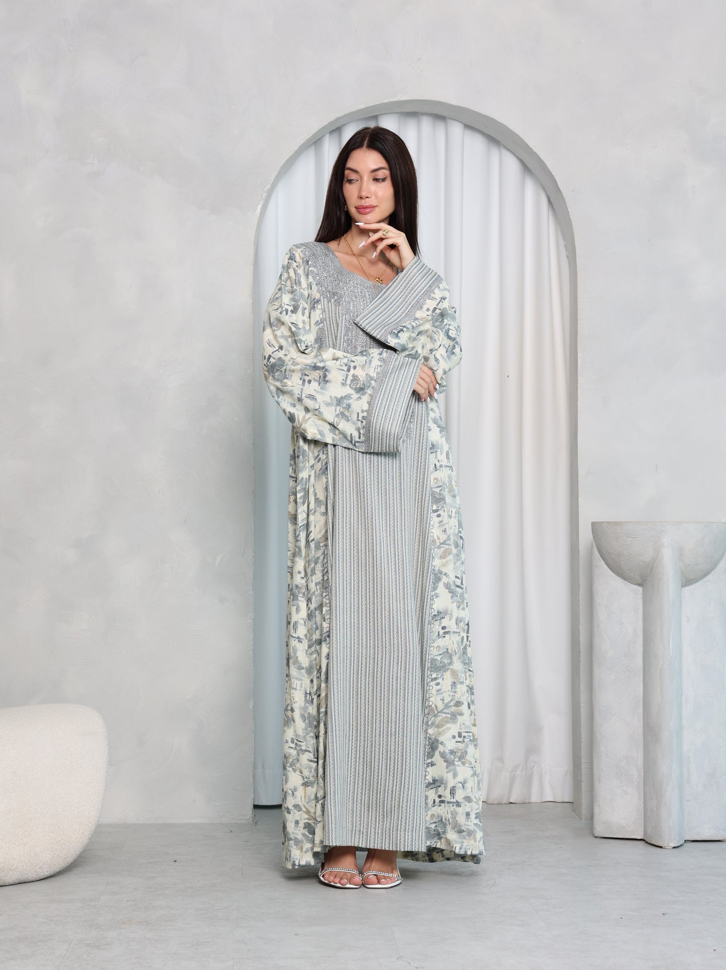 Sage Botanical Kaftan