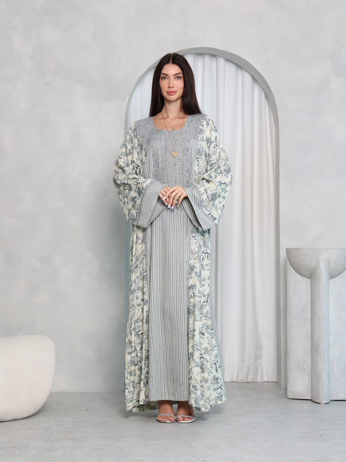 Sage Botanical Kaftan