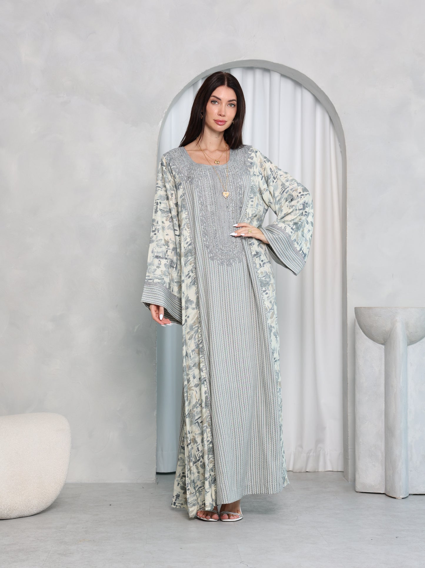 Sage Botanical Kaftan