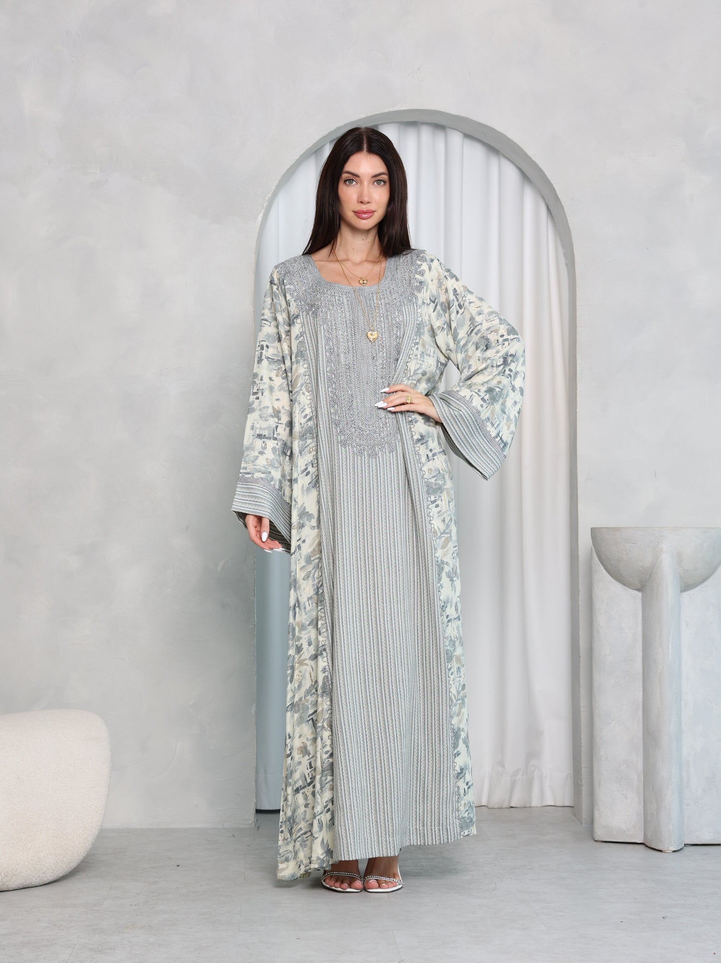 Sage Botanical Kaftan