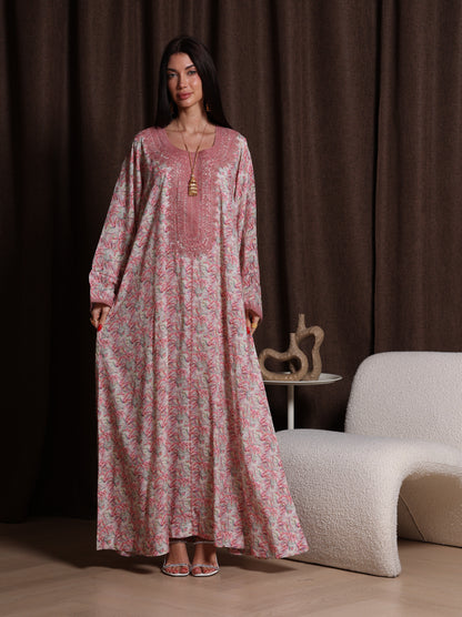 Dusty Bloom Kaftan