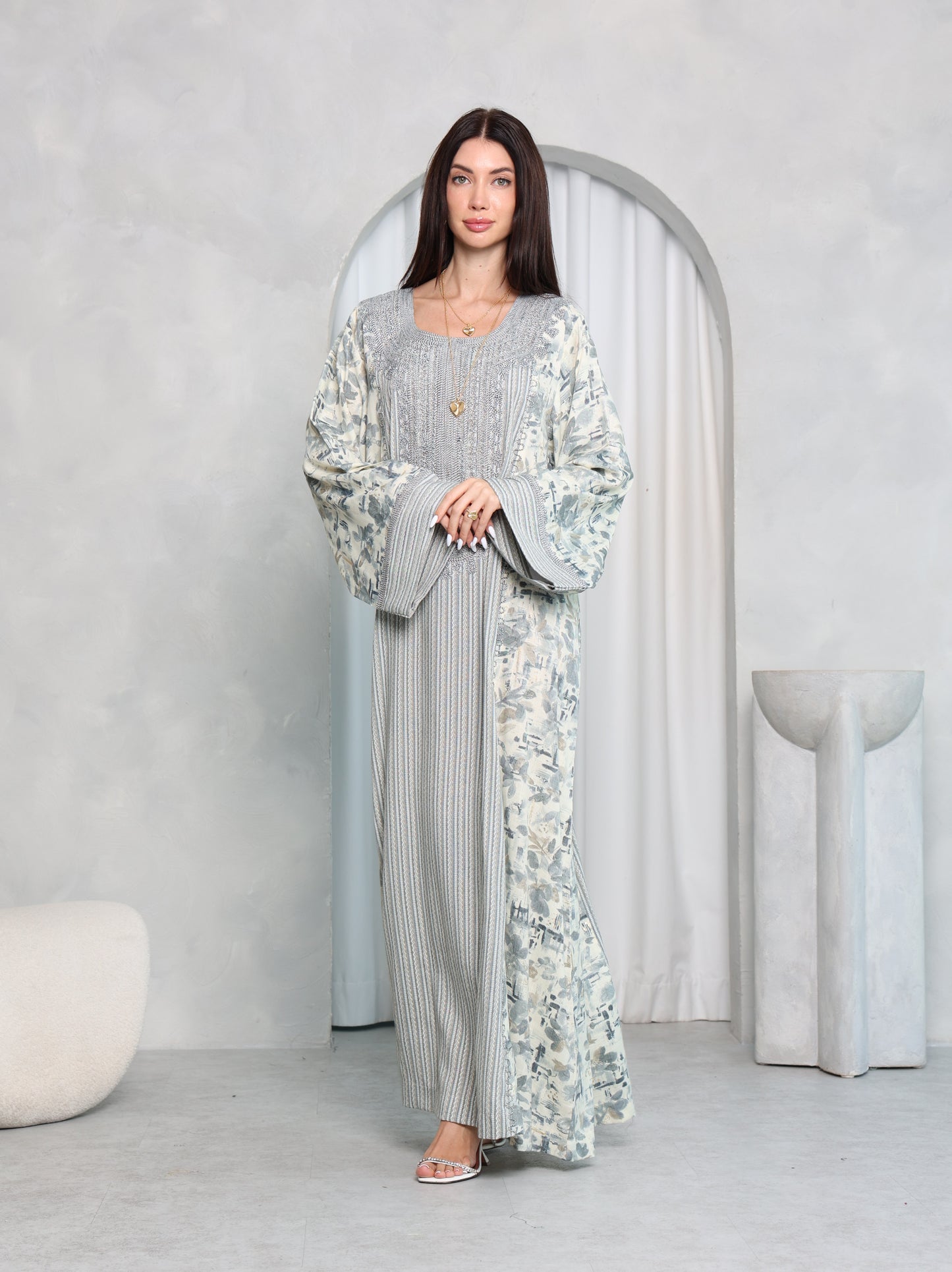 Sage Botanical Kaftan