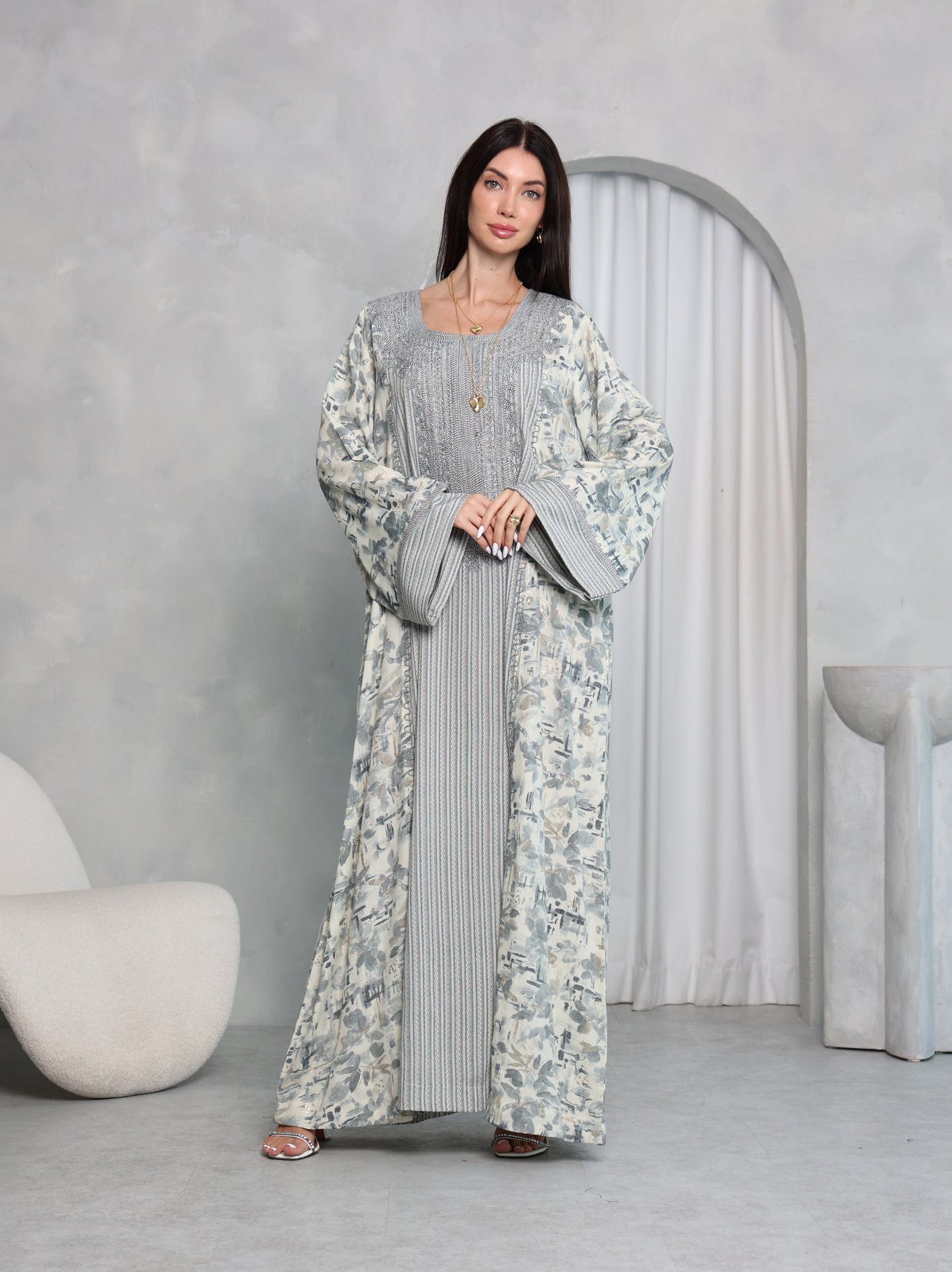 Sage Botanical Kaftan