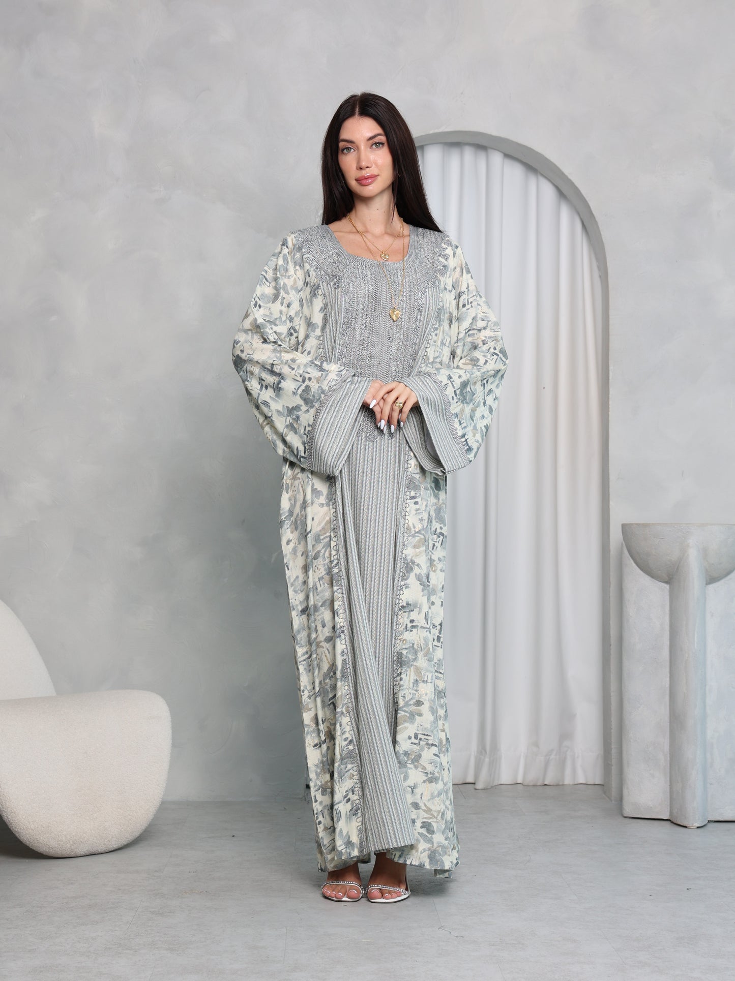 Sage Botanical Kaftan