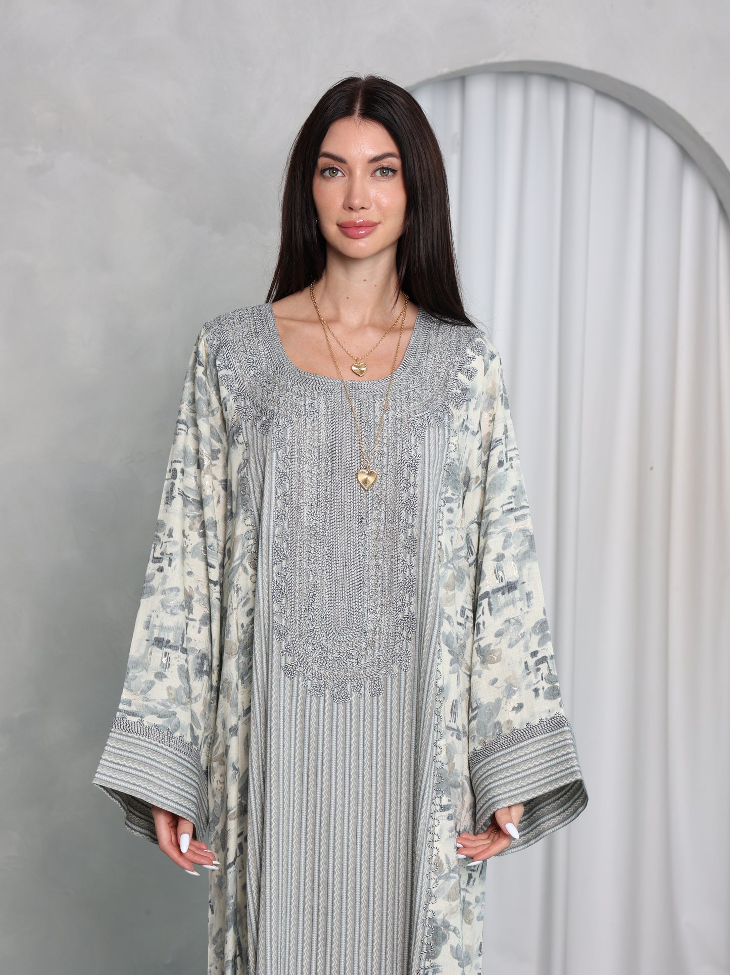 Sage Botanical Kaftan