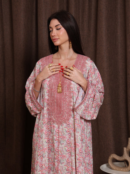 Dusty Bloom Kaftan
