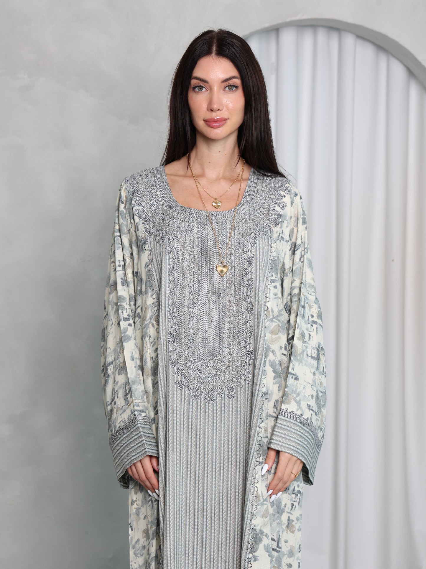 Sage Botanical Kaftan