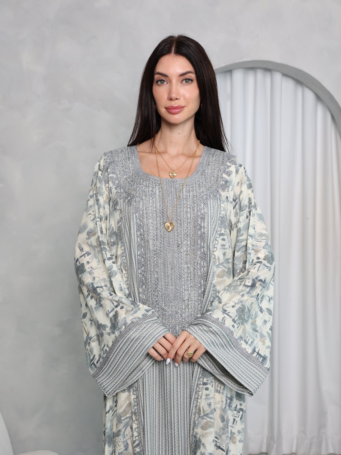 Sage Botanical Kaftan