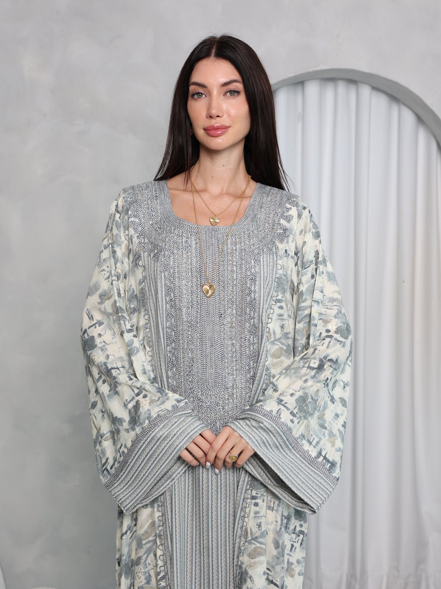 Sage Botanical Kaftan
