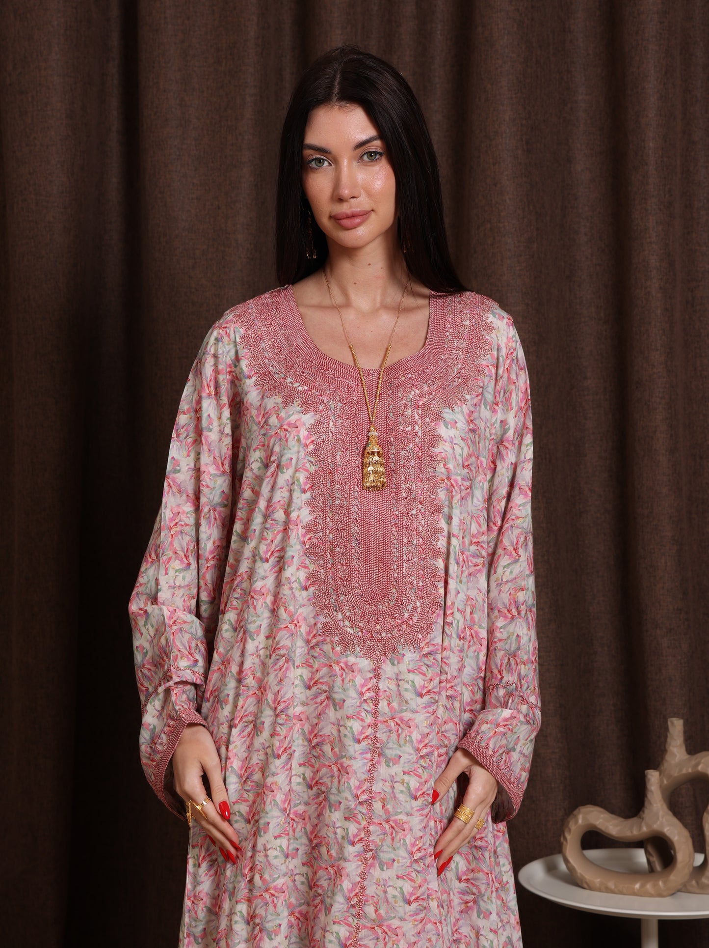 Dusty Bloom Kaftan