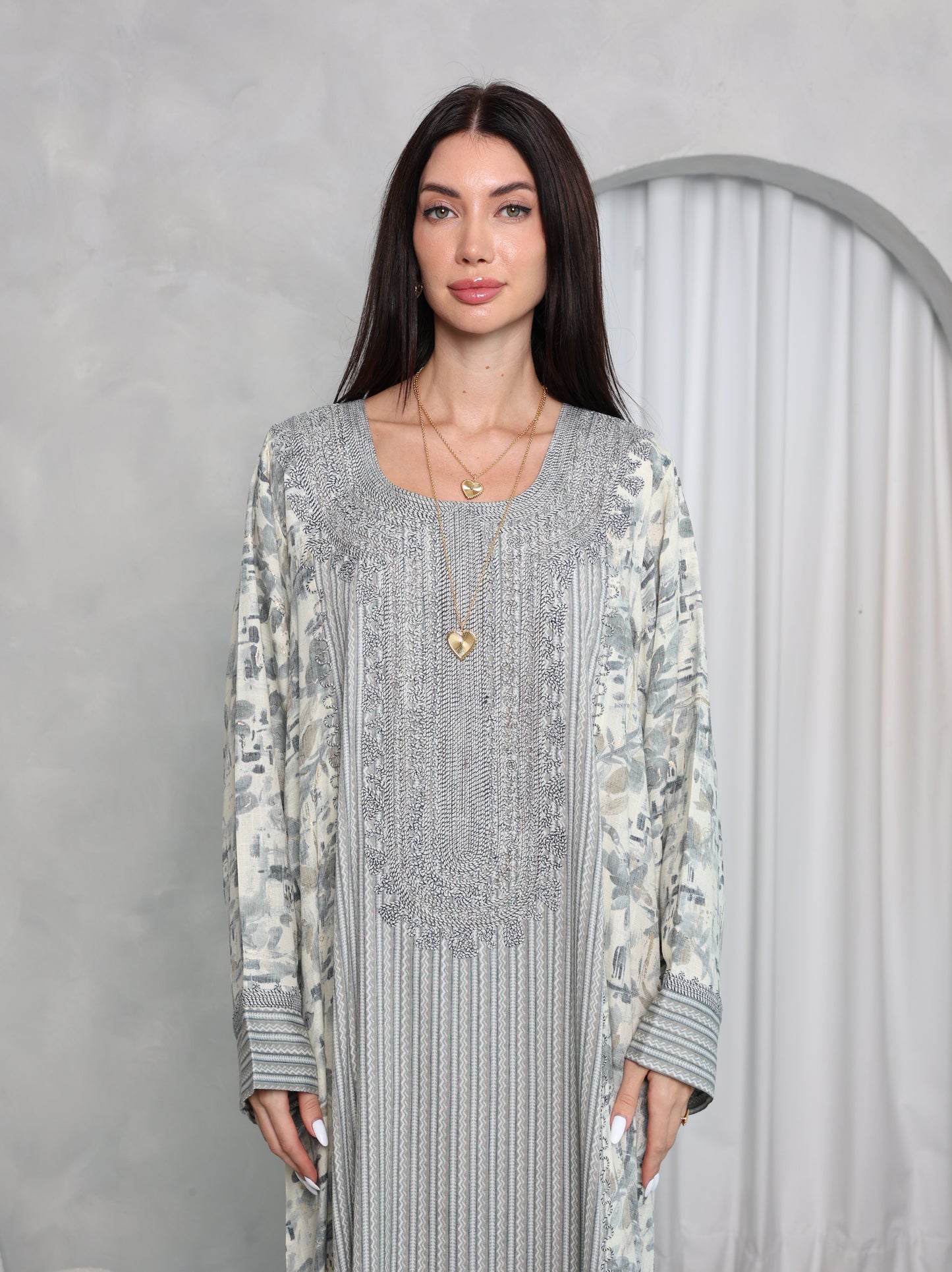 Sage Botanical Kaftan