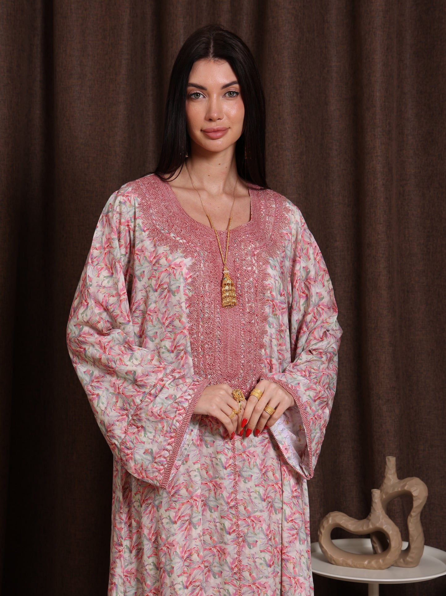 Dusty Bloom Kaftan
