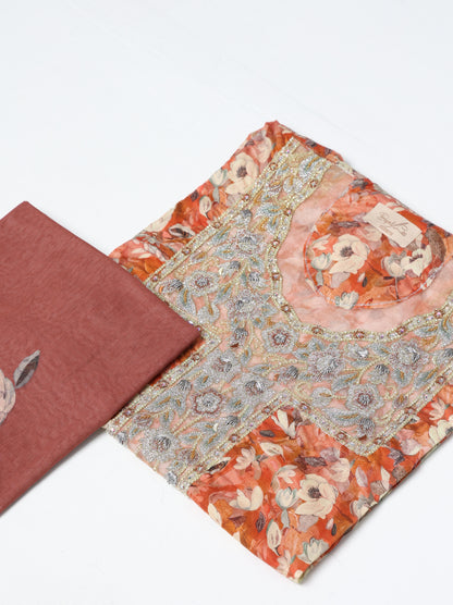 Terracotta Floral Kaftan
