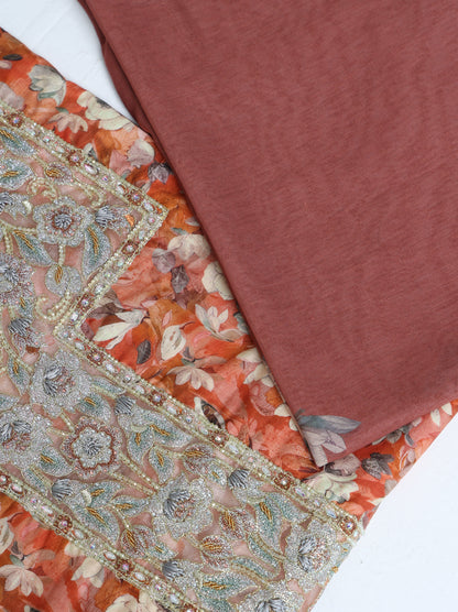 Rust Floral Kaftan