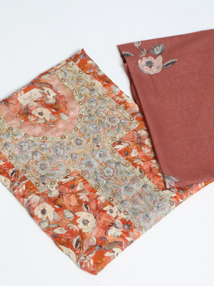 Rust Floral Kaftan