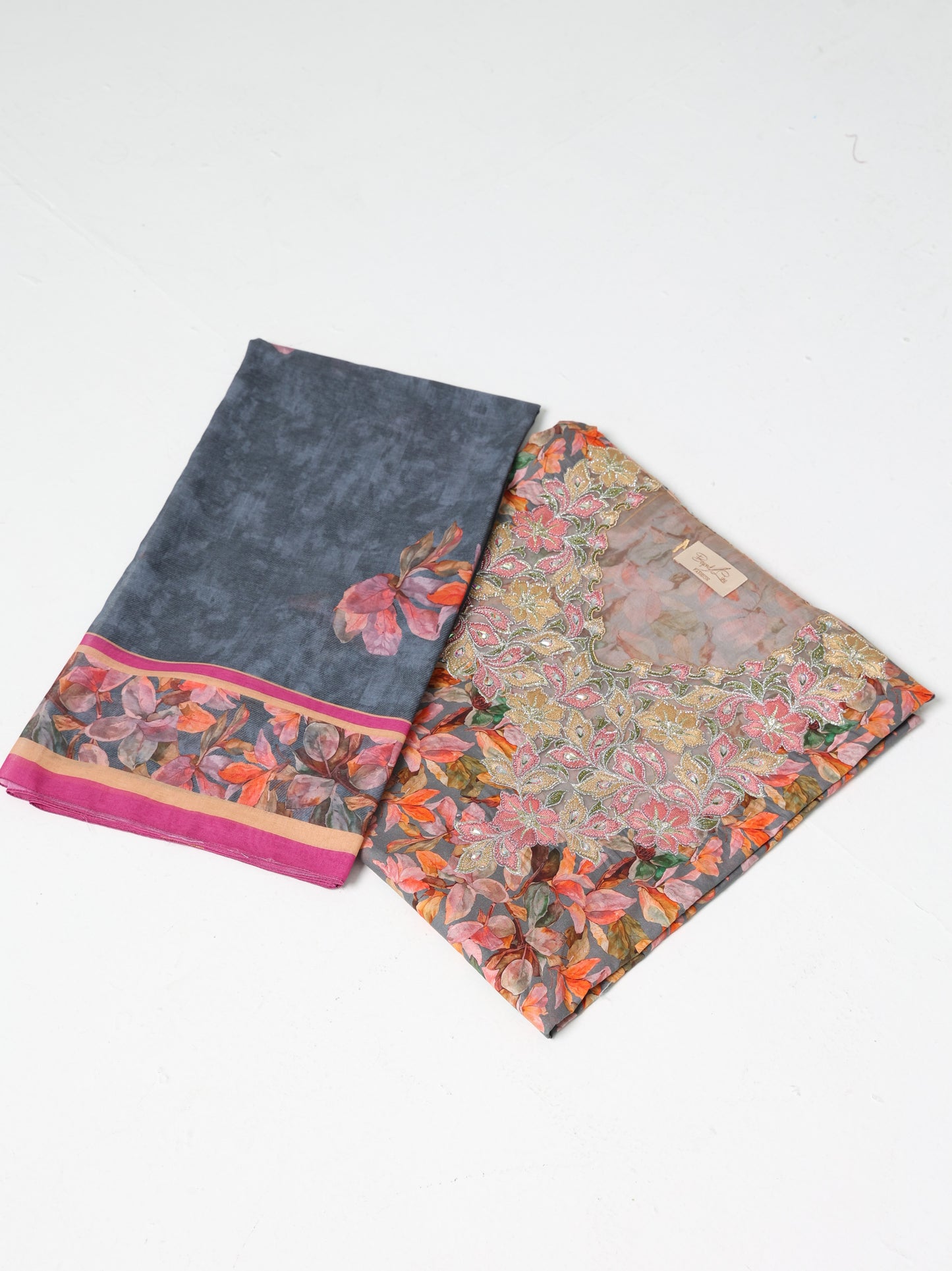 Graphite Coral Kaftan